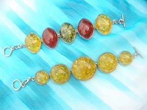 imitation amber jewellery, amer pendants, bracelets, earrings