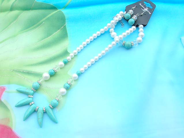 beaded-jewelry-set009faux-pearl-turquoise