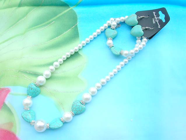 beaded-jewelry-set012faux-pearl-turquoise