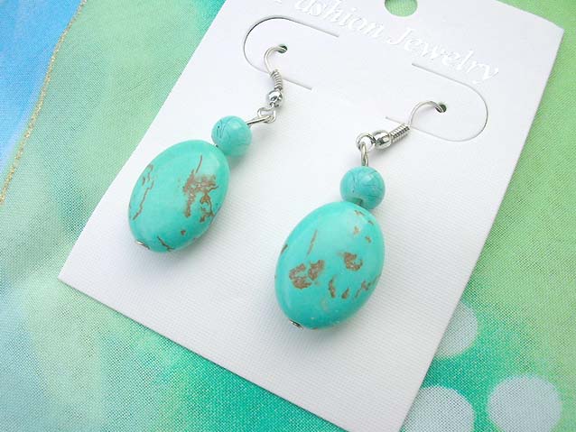 turquoise-gemstone-dangle-earring001