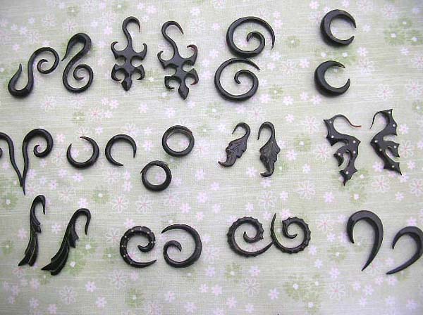 Buffalo horn earring wholesale in group, body jewelry manufacturer