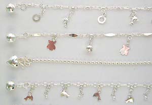 wholesale silver anklets