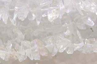 clear quartz chips