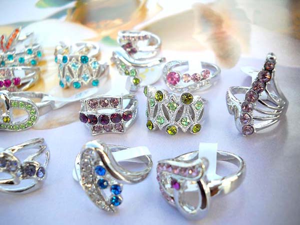 Custom fashion cubic zirconia fashion ring