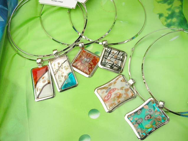 murano-glass-pendant-001-neck-collar-chain-choker-chaplet