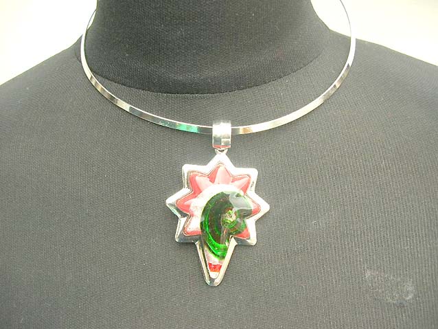 murano-glass-pendant-002m-neck-collar-chain-choker-chaplet