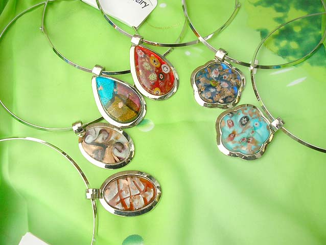 murano-glass-pendant-003-neck-collar-chain-choker-chaplet