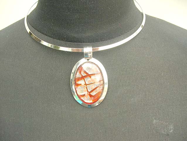 murano-glass-pendant-003m-neck-collar-chain-choker-chaplet