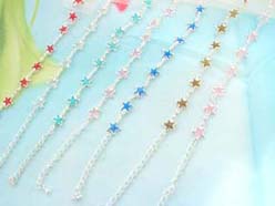 costume jewelry fashion bracelet assorted color star design
