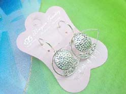 eye design crystal fashion earring