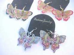 earring jewelry butterfly cutout
