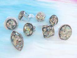 abalone-seashell-dome-rings