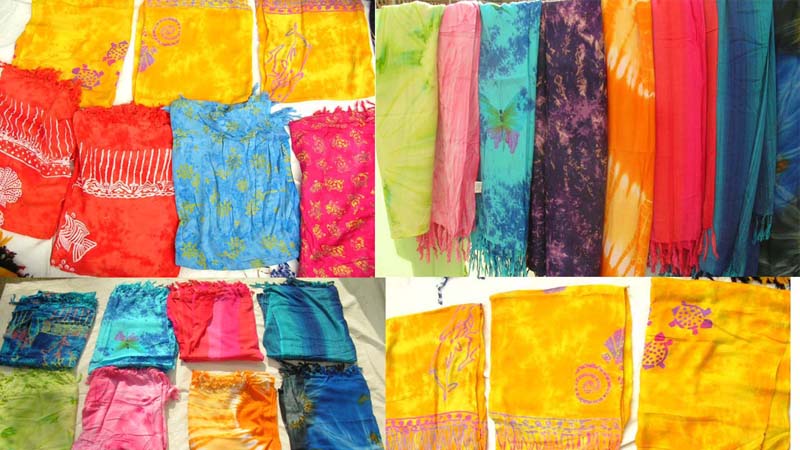Online fashion gift tie dye batik sarong
