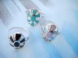 Unique 925 sterling silver ring with bubble design