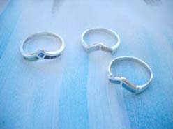 Stamped 925. sterling silver accent ring